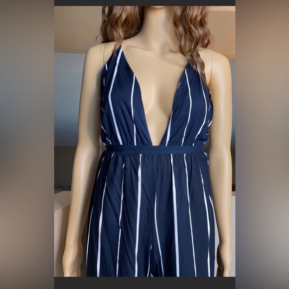 Faithful The Brand - vintage stripped navy jumpsuit - Picture 2 of 8